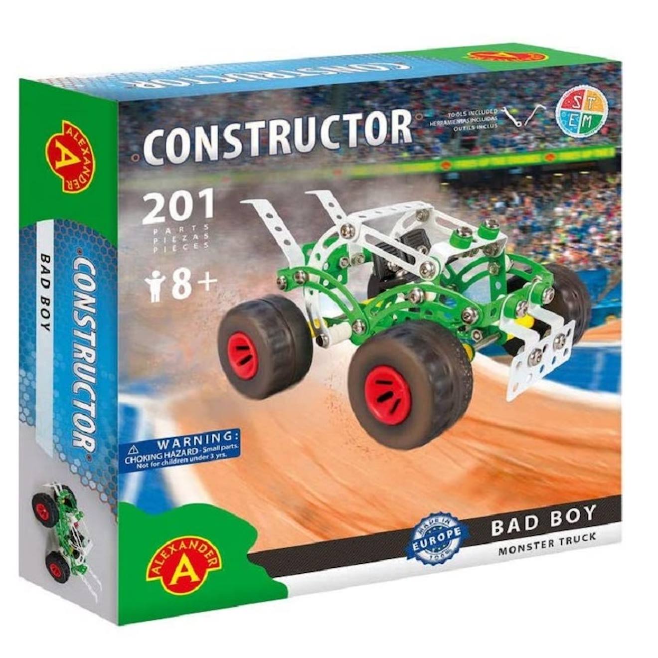 Constructor Bad Boy - Monster Truck Vert