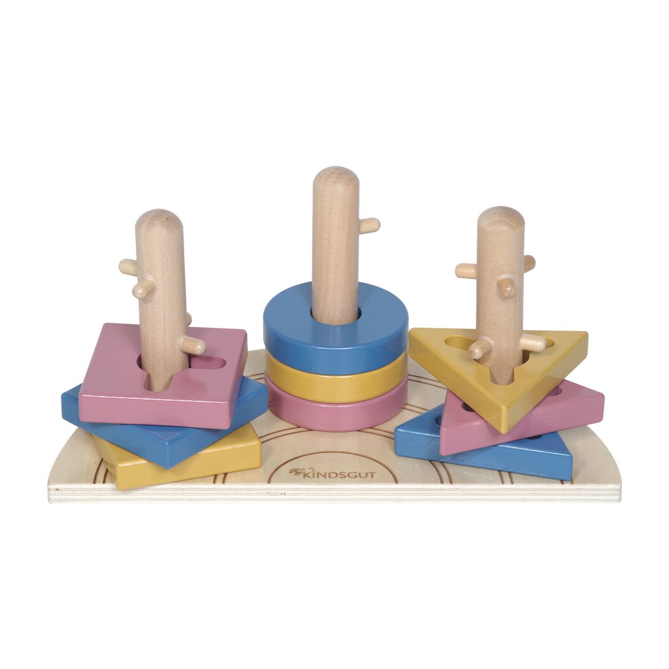 Puzzle Empilable Arc-en-ciel Pink