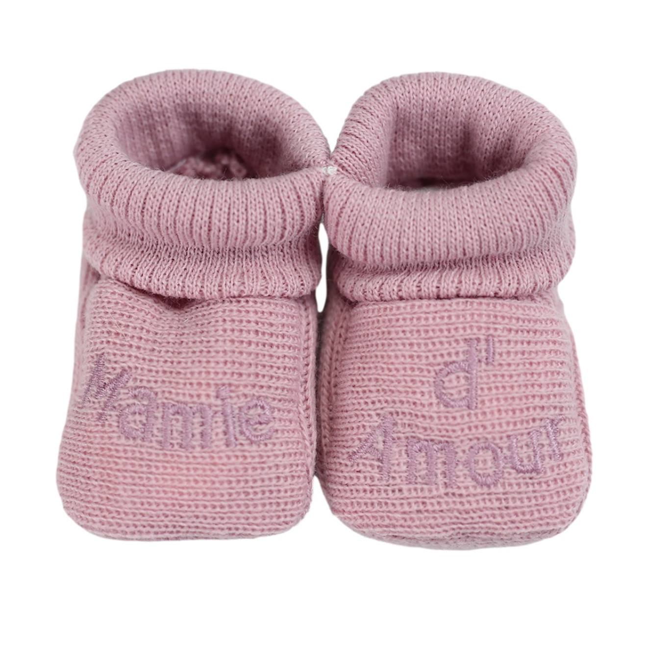 Chaussons Bébé Rose