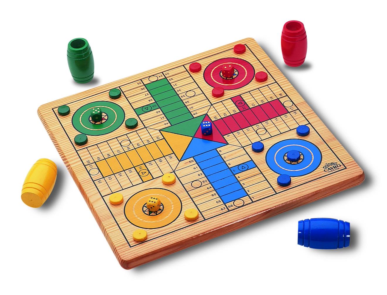 Petits Chevaux Et Jeu De L'oie Beige
