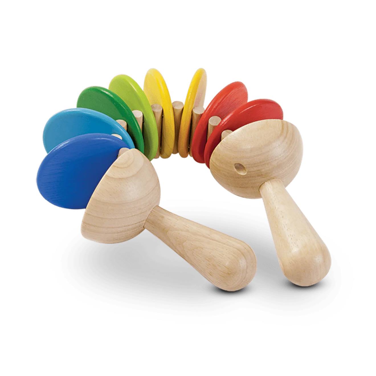 Claquettes En Bois Colorées Beige