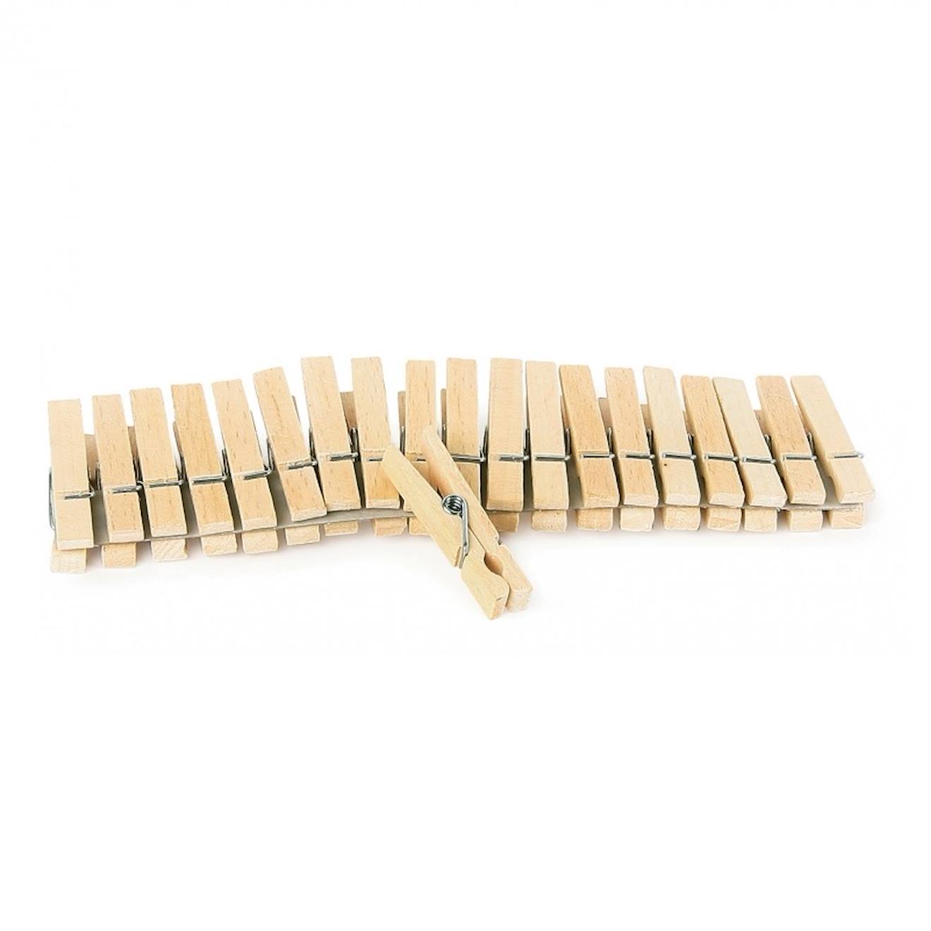 Mini Pinces À Linge X100 Beige