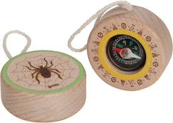 Jouet-Jeux de plein air-Boussole en bois araignée