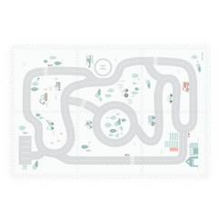 -Tapis d'éveil road double face play & go en eva