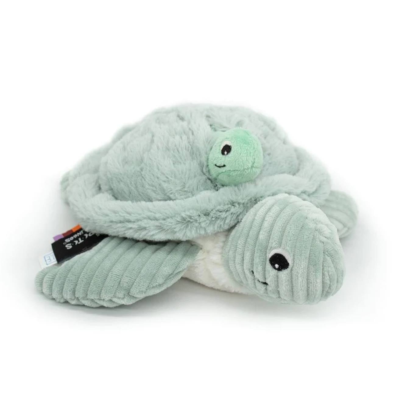 Peluche Maman Bébé Tortue Vert (Les Déglingos) - Image 1