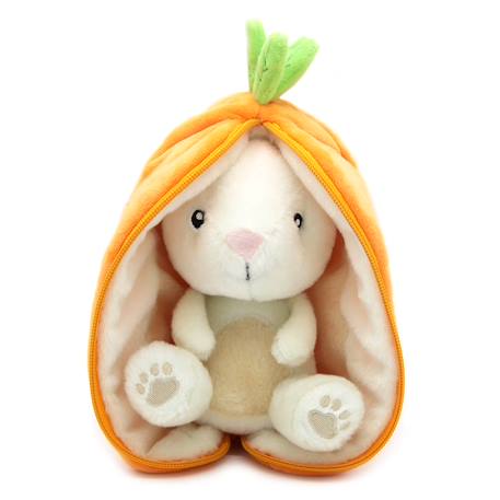 Les Déglingos - Peluche Flipetz Lapin Carotte Orange