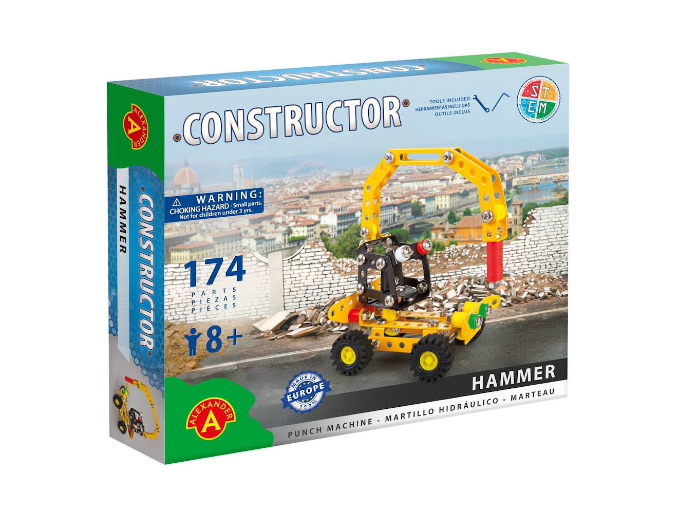 Constructor Hammer - Marteau Piqueur Jaune