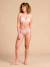 Ensemble imprimé soutien-gorge d'allaitement et culotte taille unique rose pâle 3 - vertbaudet enfant 