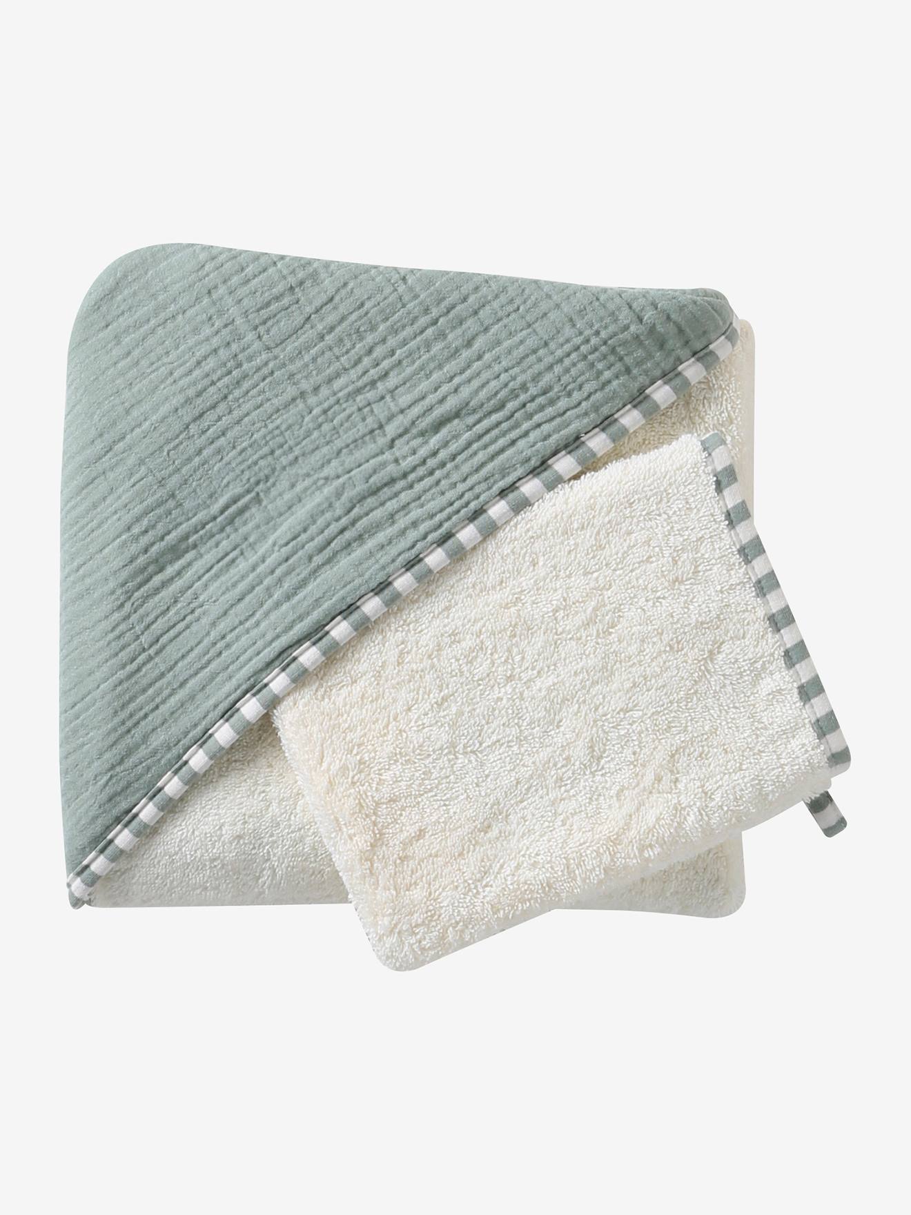 Coffret Naissance Sortie De Bain Gris "Je Suis Le Rêve De Mes Parents" – 5 Pièces Coton Doux Idéal Cadeau Bébé