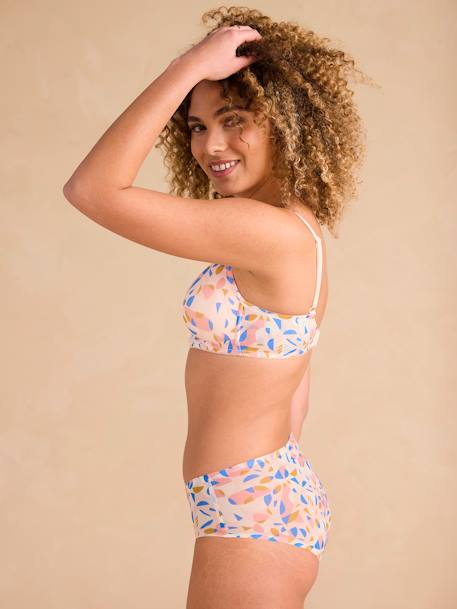 Ensemble imprimé soutien-gorge d'allaitement et culotte taille unique rose pâle 2 - vertbaudet enfant 