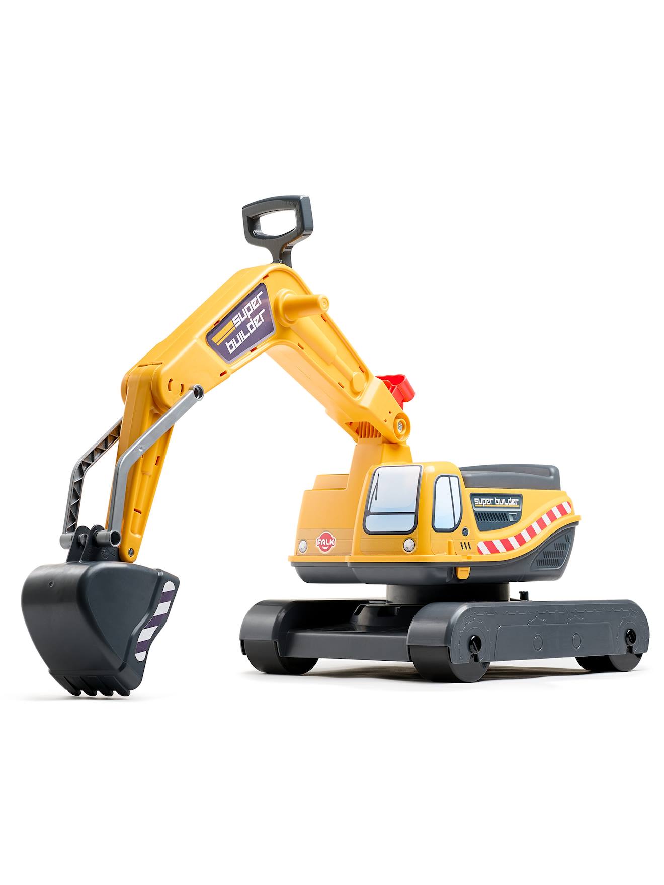 Pelleteuse Super Builder Entièrement Articulée Avec Assise Ouvrante Jaune