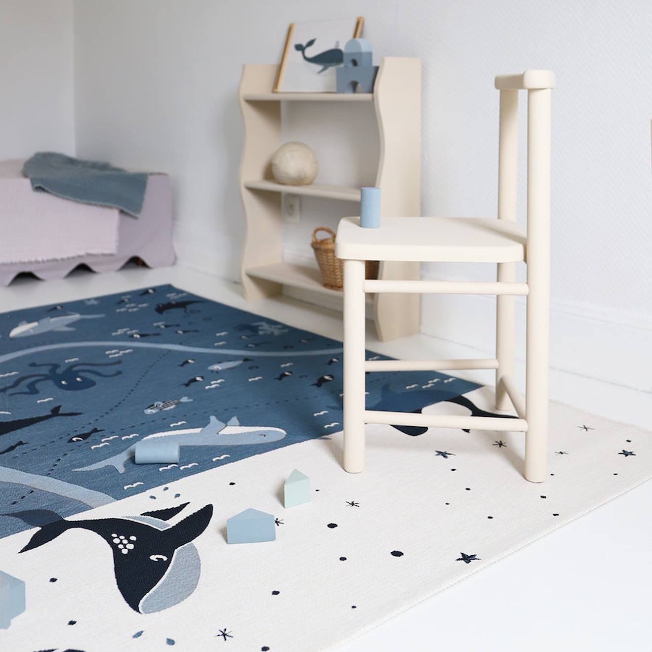 Tapis De Jeu Enfant Indoor & Outdoor Deep Blue Bleu