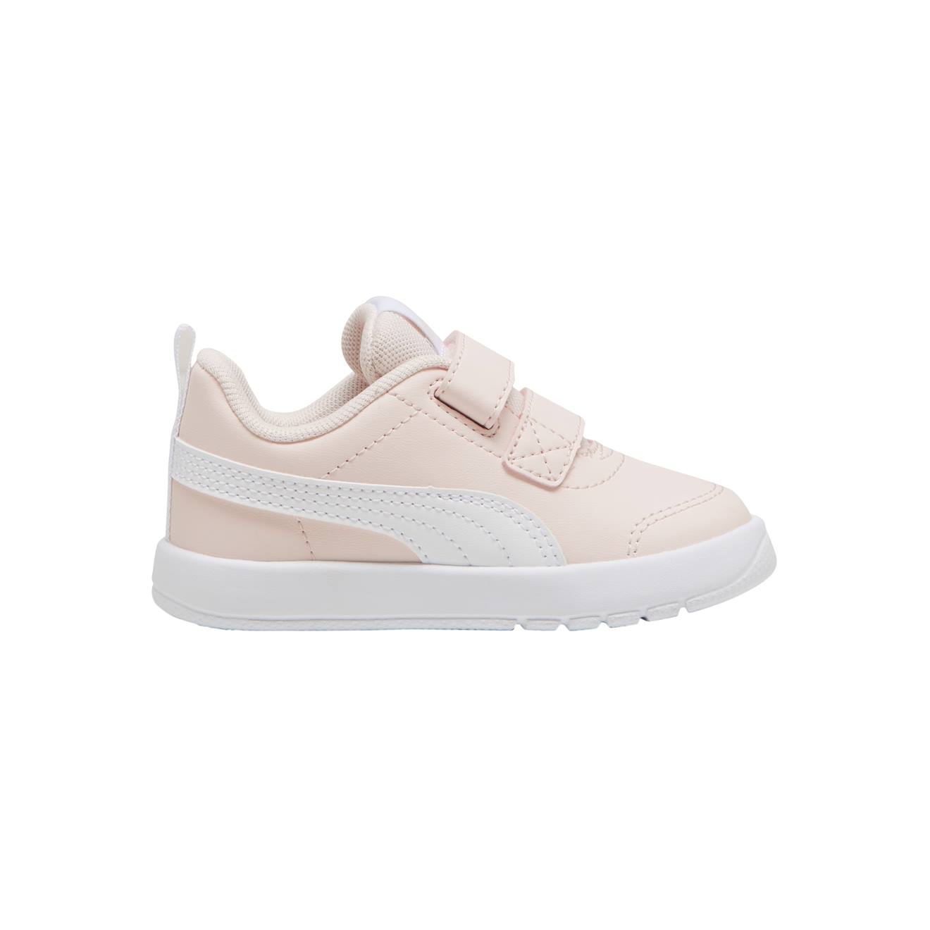 Puma - Baskets Basses À Scratch Rose Puma Blanc