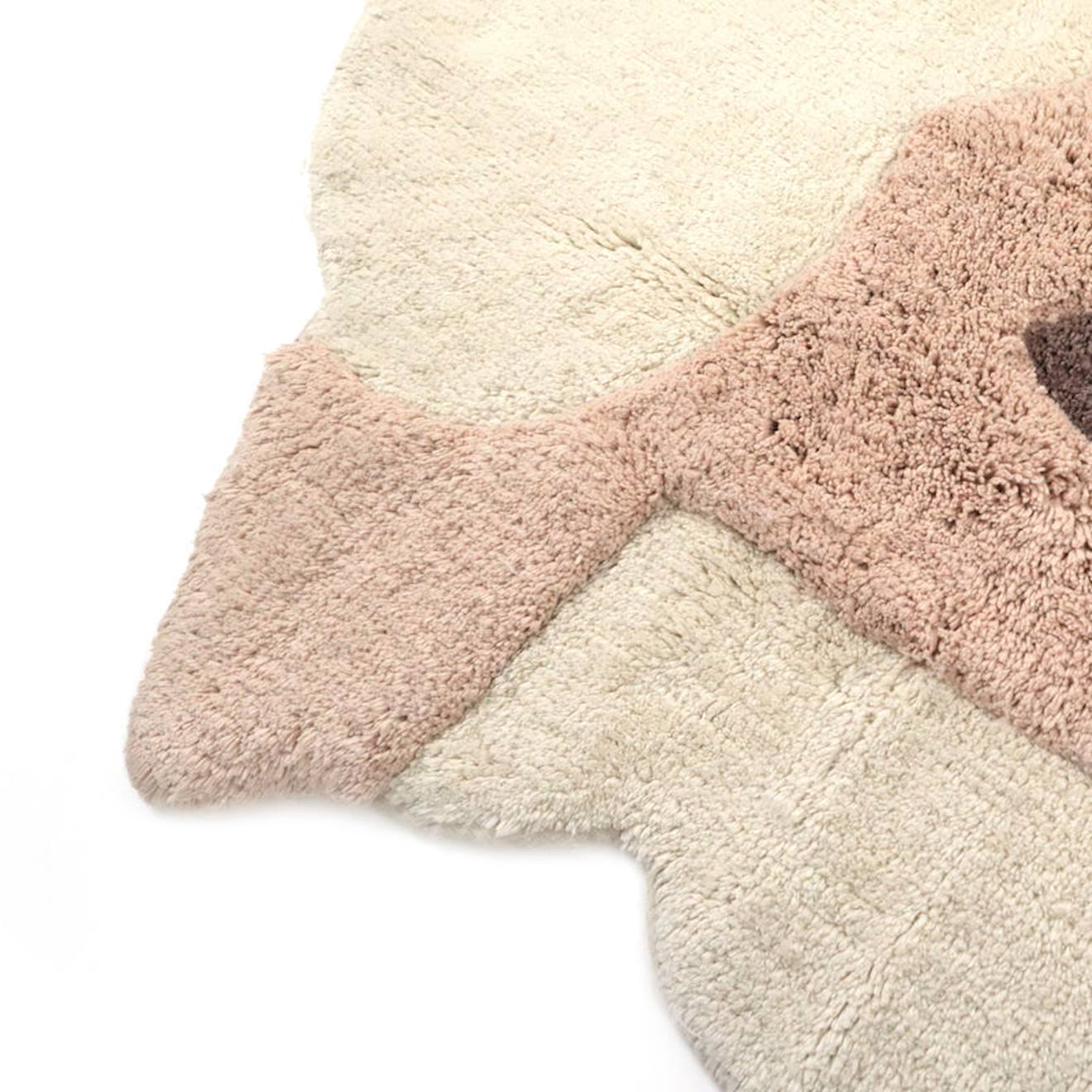 Tapis Chambre Enfant Coton Lavable Petit Mouton Lolho Blanc Cassé (Nattiot) - Image 1