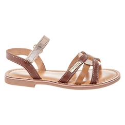 Chaussures-Sandales en cuir  à scratch