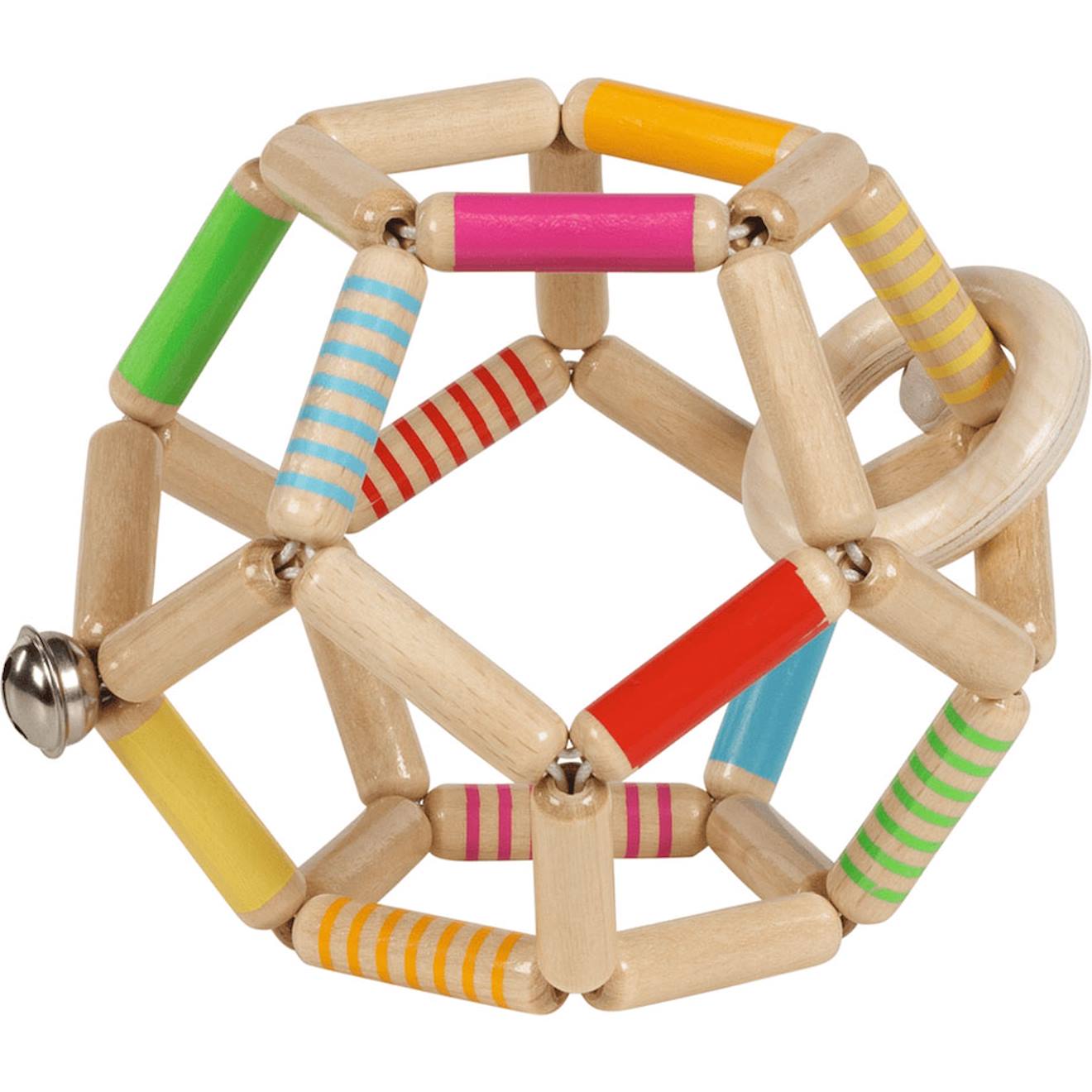 Hochet Balle Flexible En Bois Multi-coloured (Goki) - Image 1