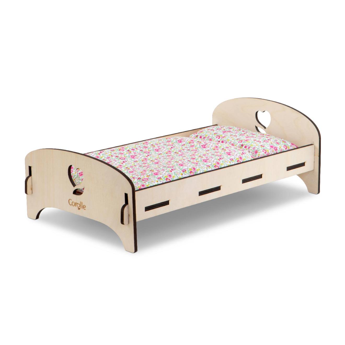 Corolle - Lit En Bois Pour Poupon 30 Et 36 Cm Multicolore