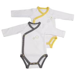 Bodies bébé à manches longues lot de 2  - vertbaudet enfant