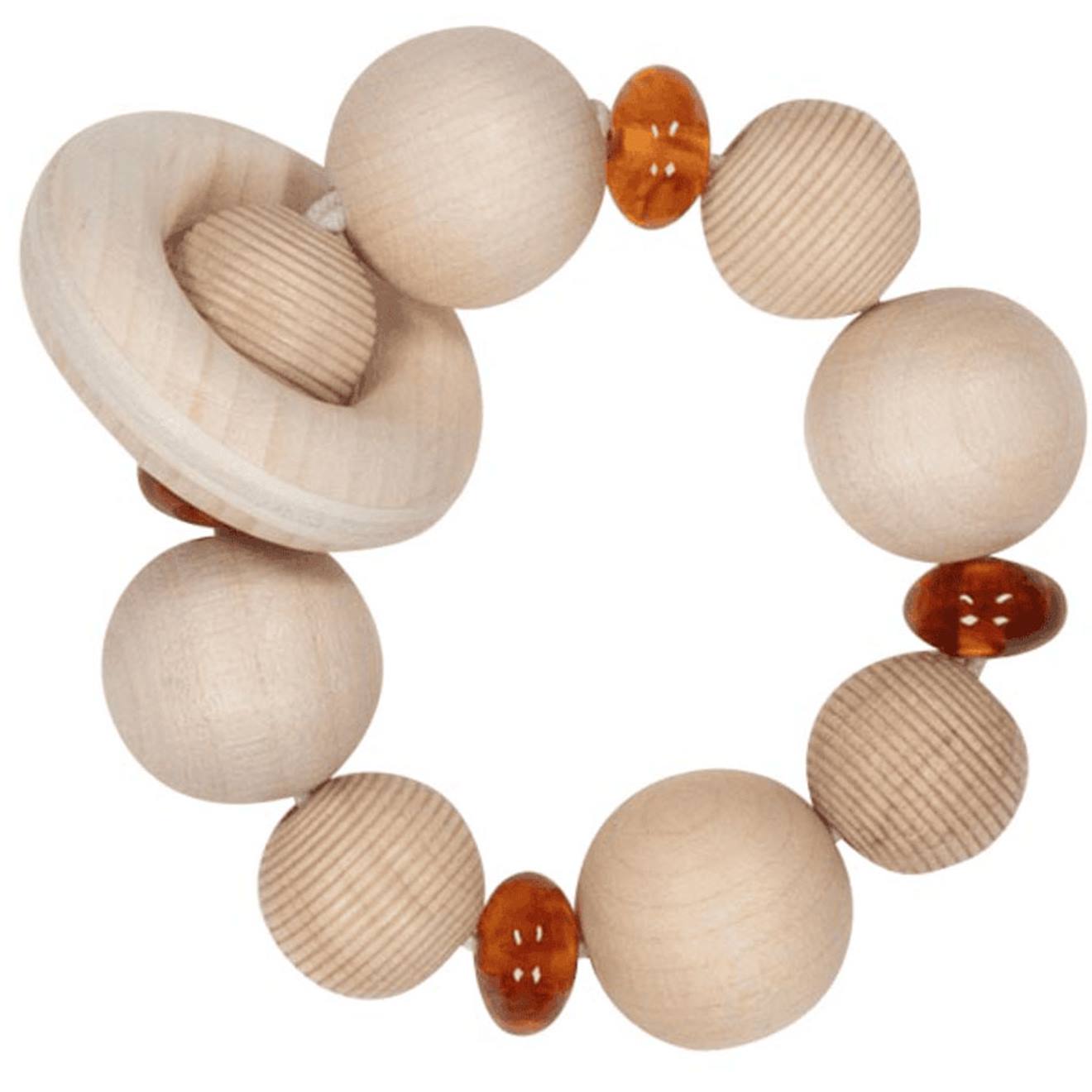 Hochet Bois Flexible Multi-coloured (Goki) - Image 1