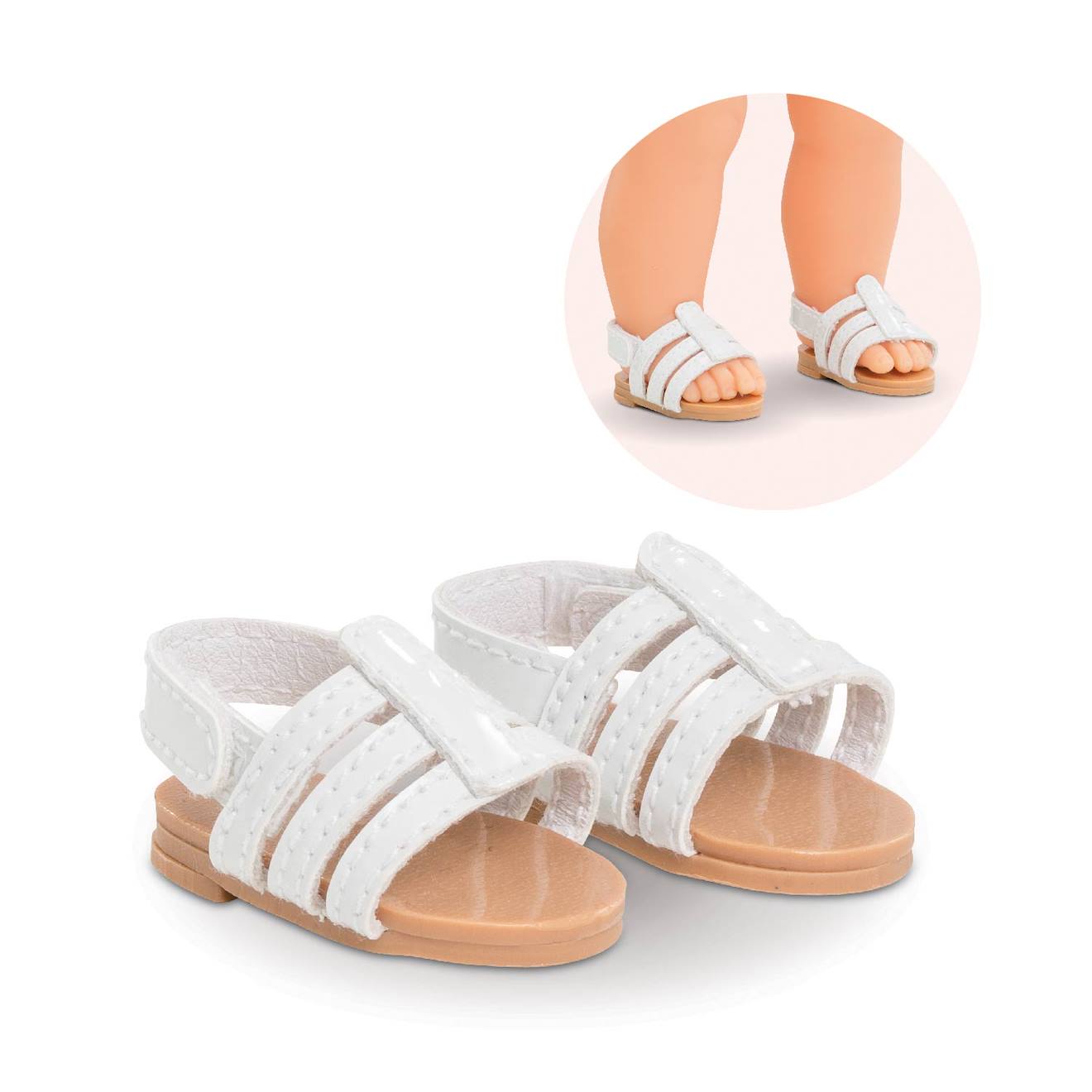 Sandales Blanches Pour Poupée Ma Corolle Multicolore
