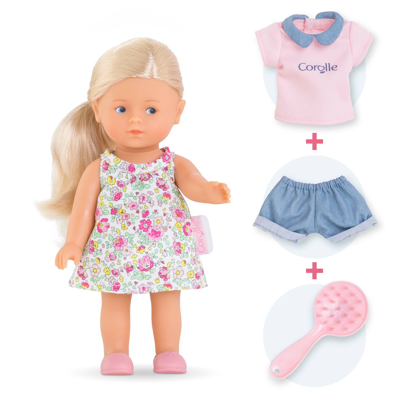 Coffret Poupée Mini Corolline Mini Monde De Rosy Multicolore