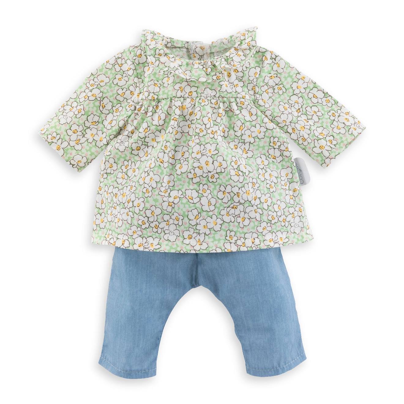 Blouse Et Pantalon Pour Poupon 36 Cm Multicolore