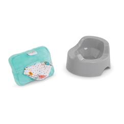 Jouet-Poupons et poupées-Pot et lingette pour poupon 30 et 36 cm