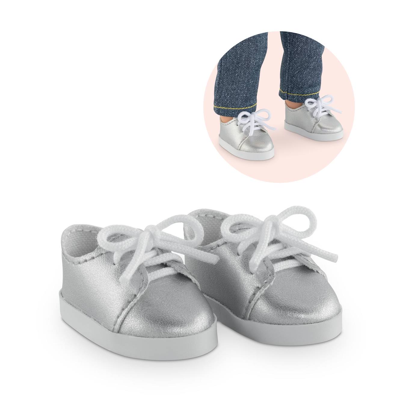 Corolle - Chaussures Argentées Pour Poupée Ma Corolle Multicolore