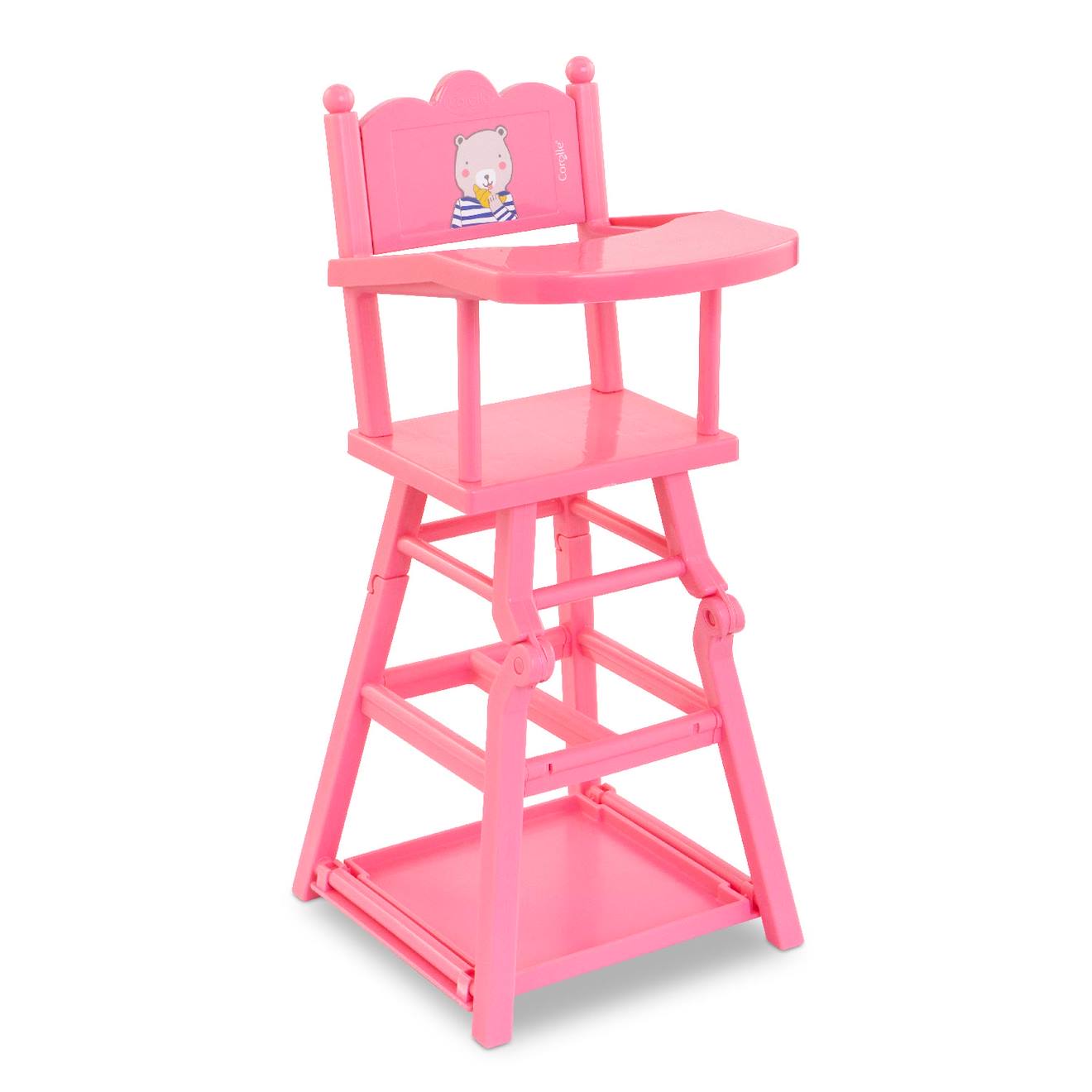Corolle - Chaise Haute Rose Pour Poupon 36 Et 42 Cm Multicolore
