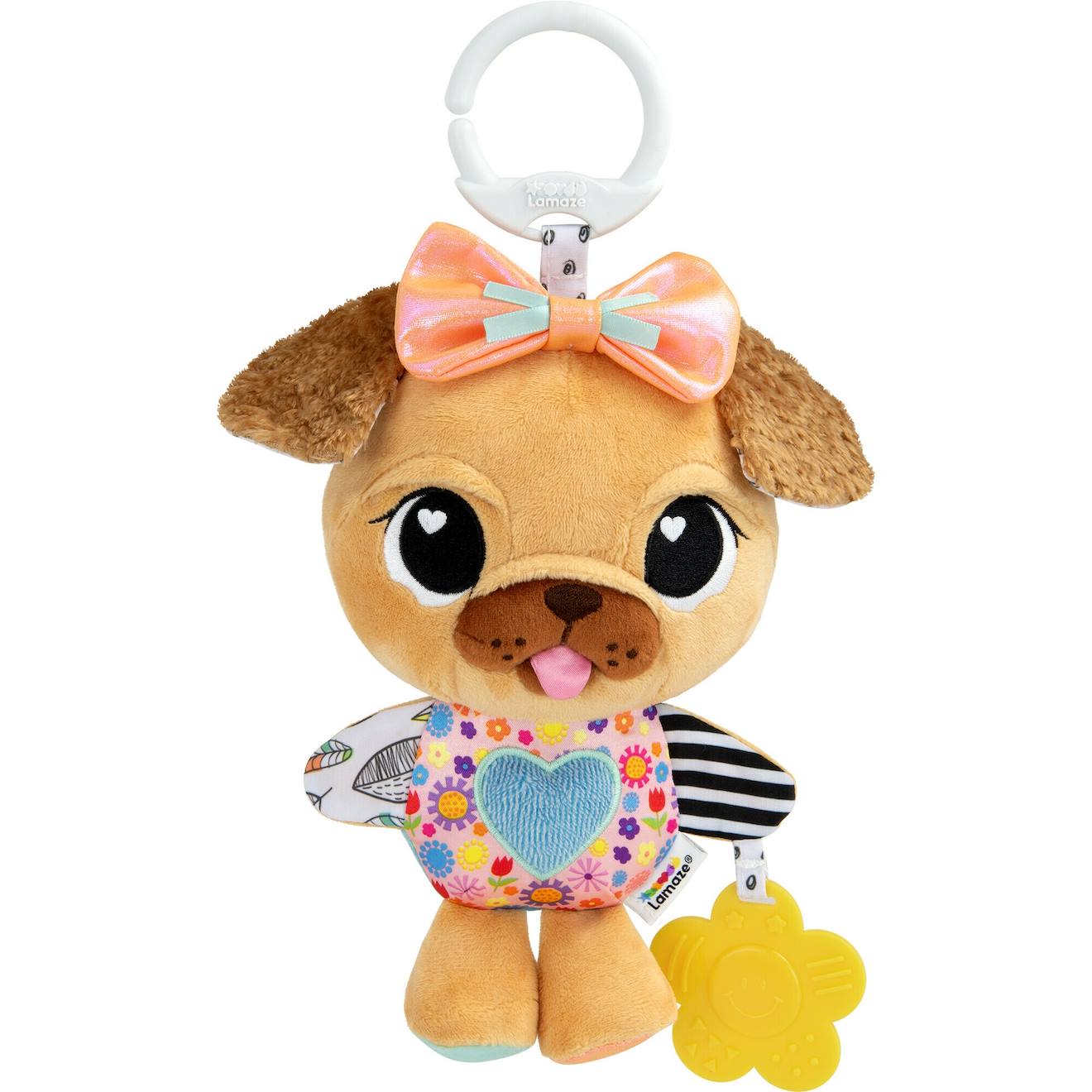 Peluche Lovey Le Chien À Clip Pour Landau Et Poussette Multicolore
