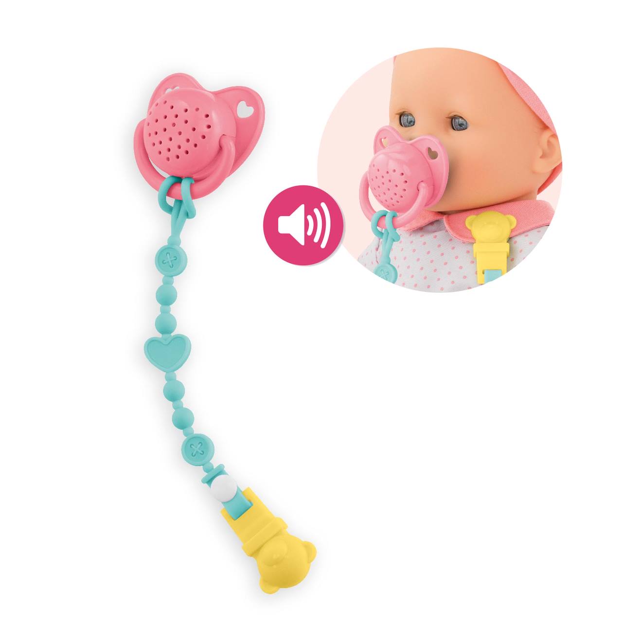 Corolle - Tétine Sonore Pour Poupon 36 Cm Multicolore