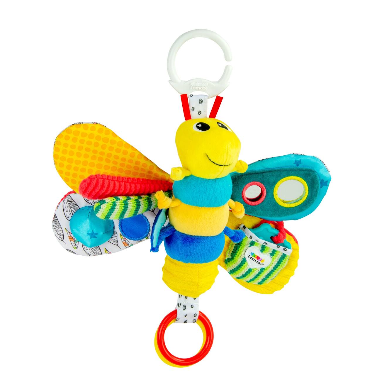 Peluche Freddie La Luciole À Clip Pour Landau Et Poussette Multicolore