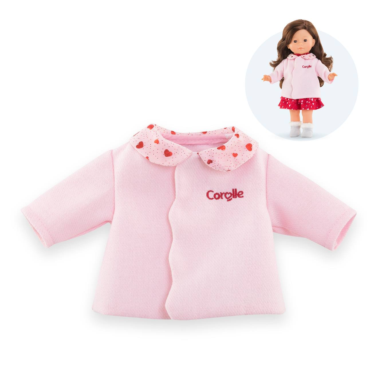 Corolle - Manteau Pétales De Cœurs Pour Poupée Ma Corolle Multicolore