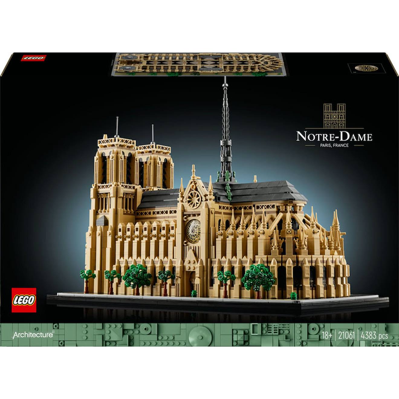 Notre Dame De Paris Architect - 21061 Multicolore