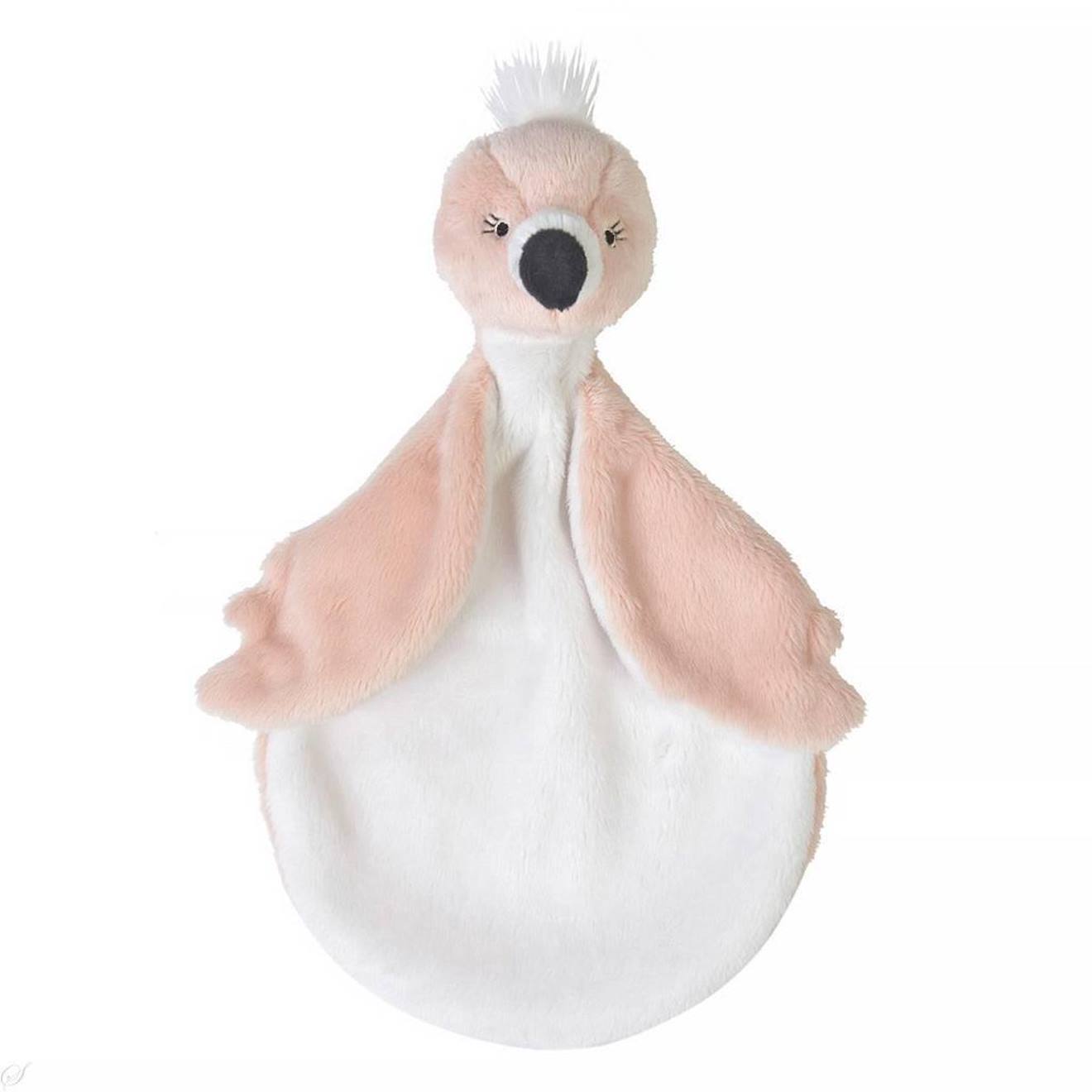 Doudou Flamant Rose Fay 26 Cm Rose
