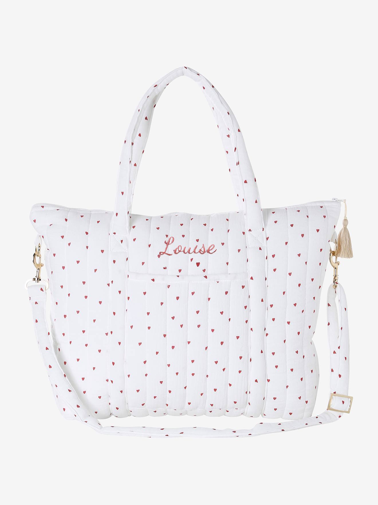 Sac à langer en gaze de coton Plume vanille