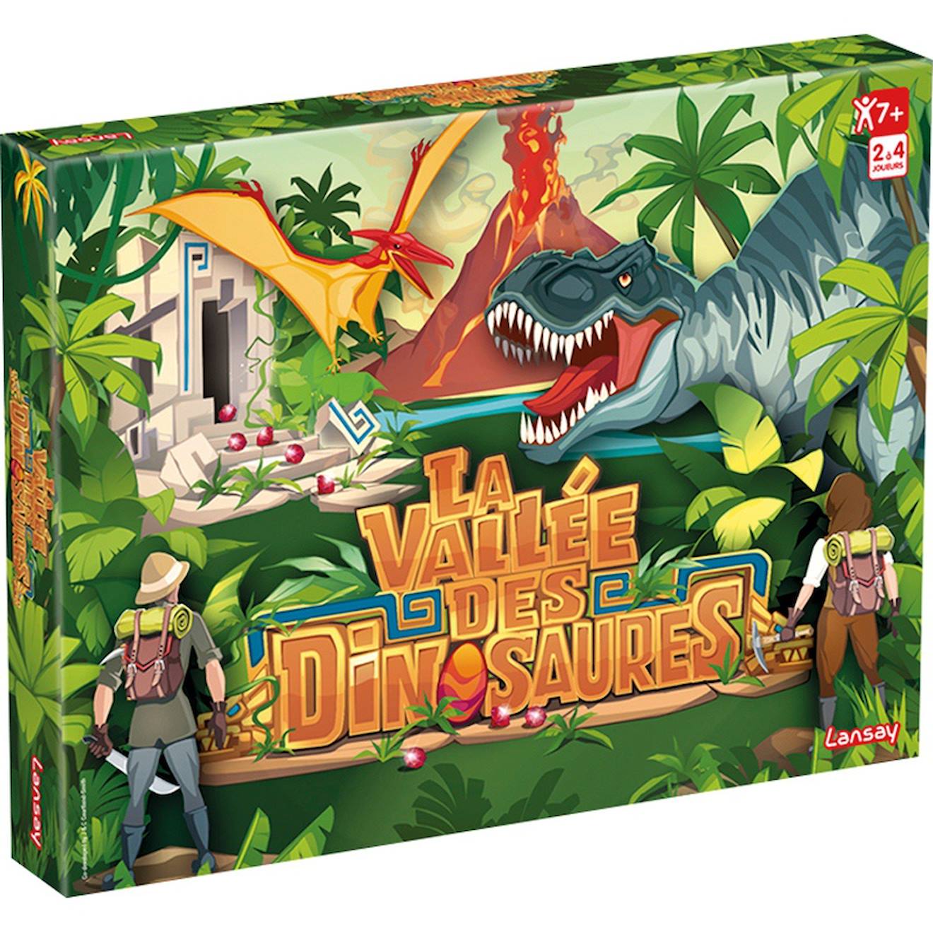 La Vallée Des Dinosaures Multicolore