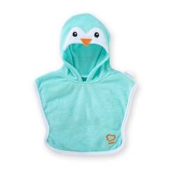 Jouet-Cape de bain pingouin pour poupon 36 cm