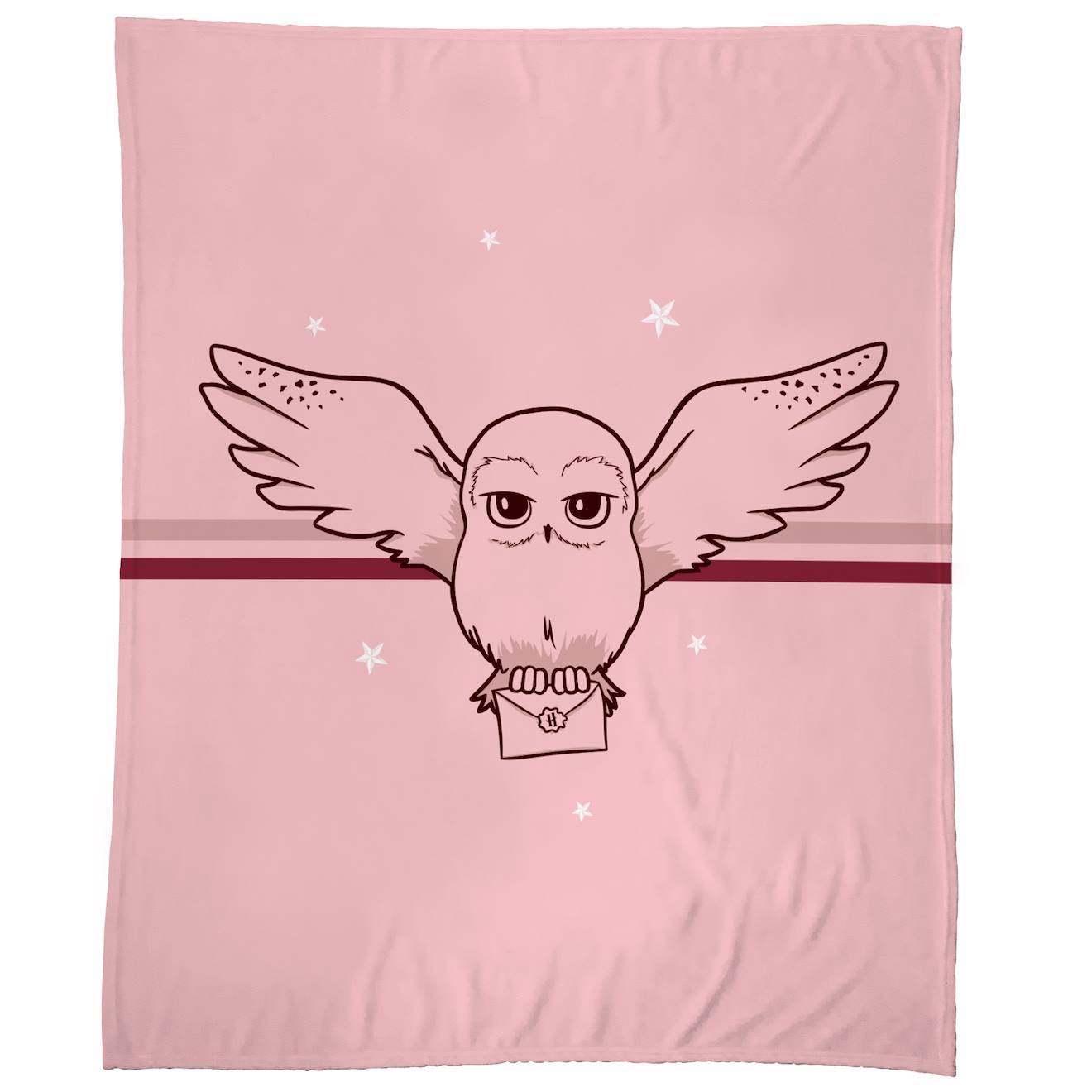 Plaid Polaire Imprimé, Harry Potter Girly Rose