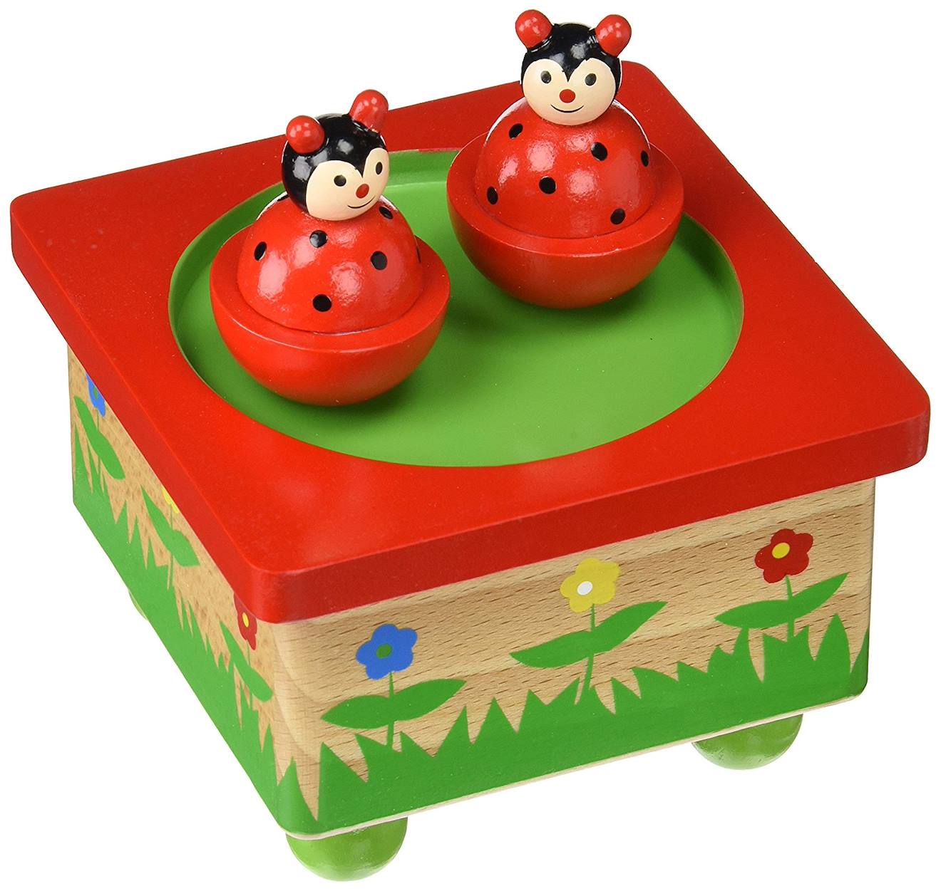 Boite À Musique Coccinelles Rouge
