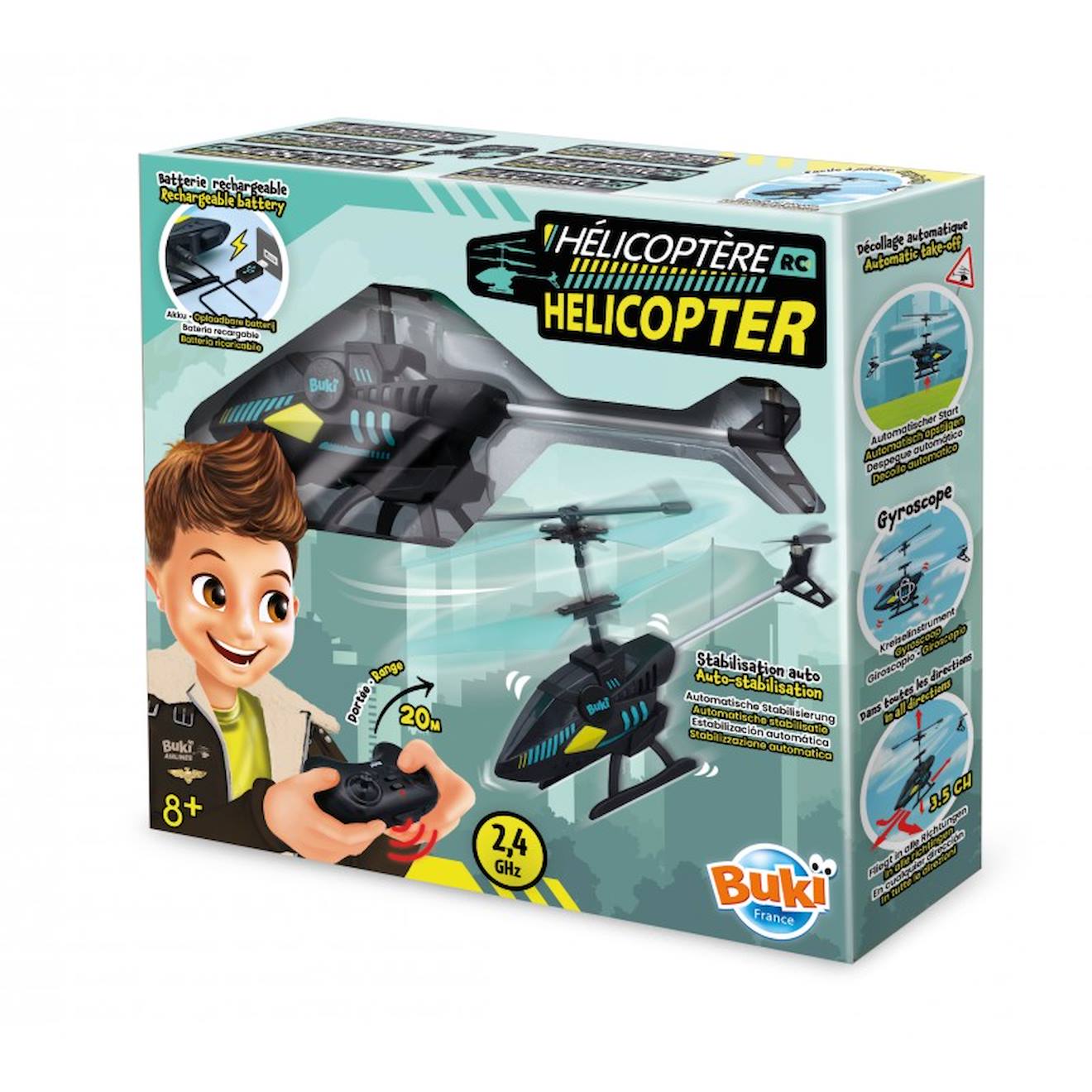 Hélicoptère Radiocommandé Noir