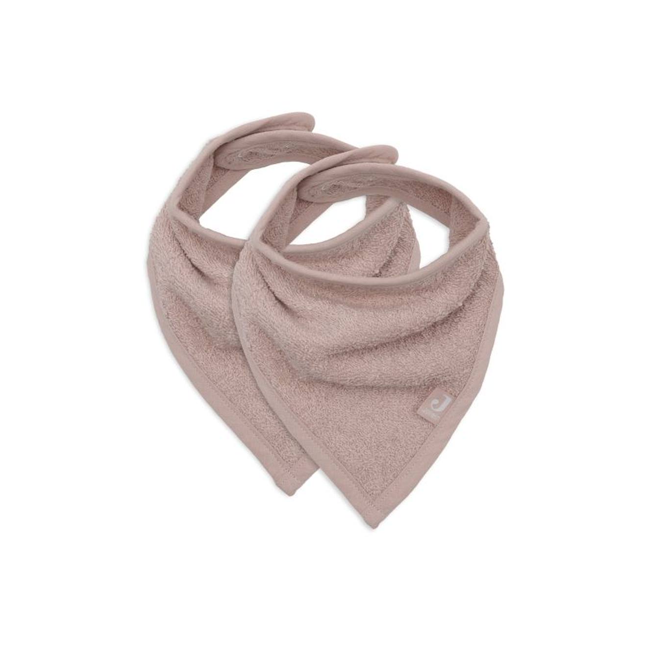 Lots De 2 Bavoirs Bandana En Coton Rose