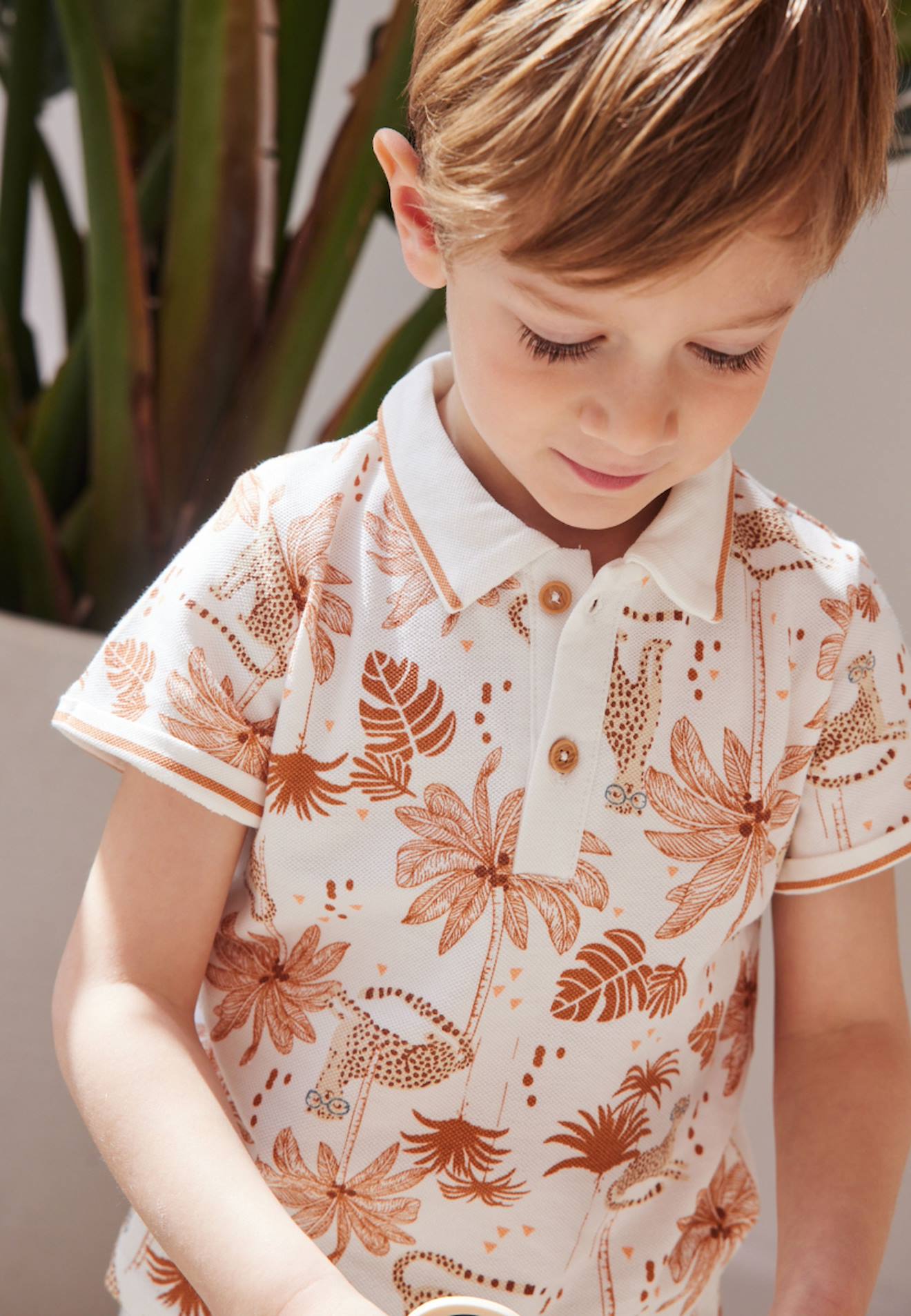 Polo Enfant Oasis Ecru