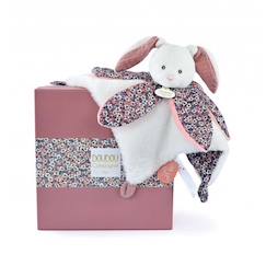 Jouet-Premier âge-Doudou pétale lapin rose
