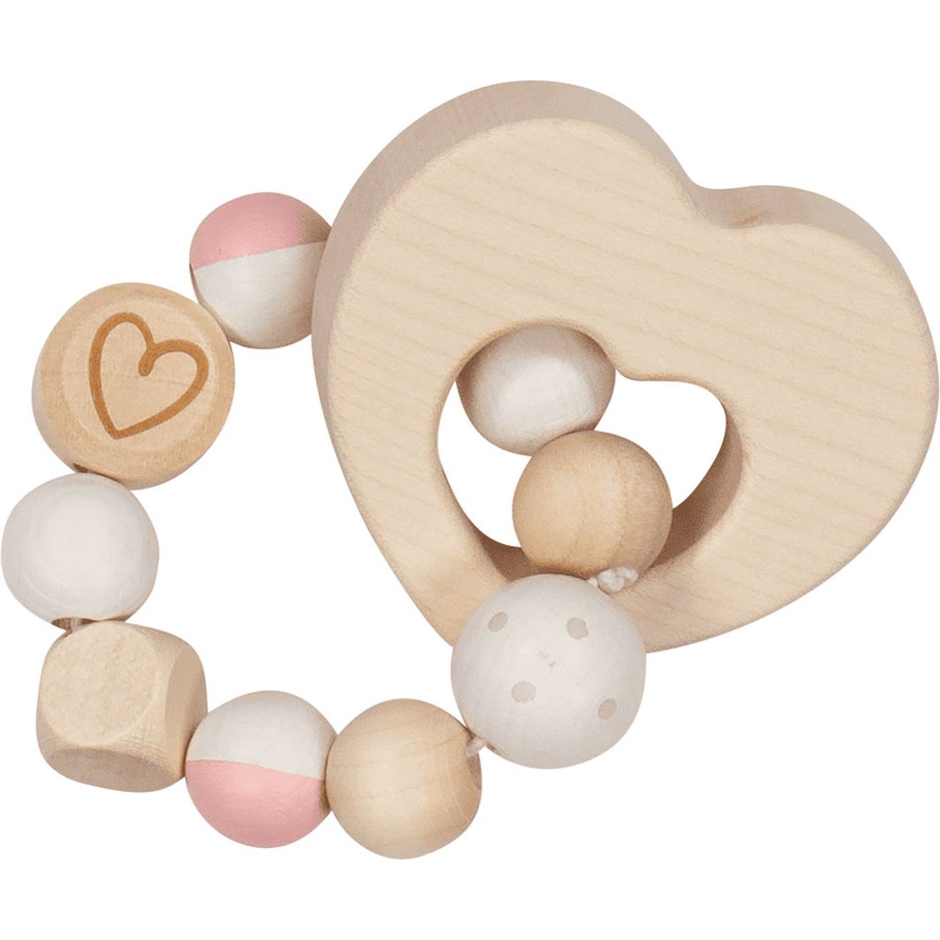 Hochet Bois Flexible Bois Cœur