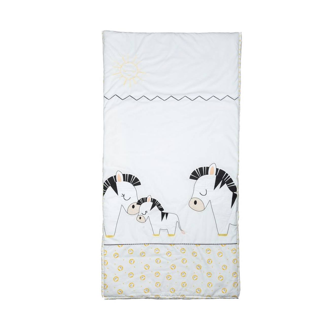 Edredon Lit Bébé En Coton Blanc