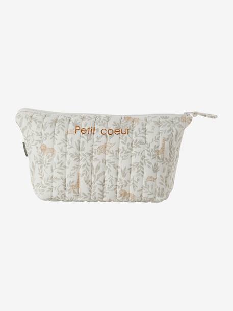 Vertbaudet - Trousse de toilette enfant en gaze de coton babylone