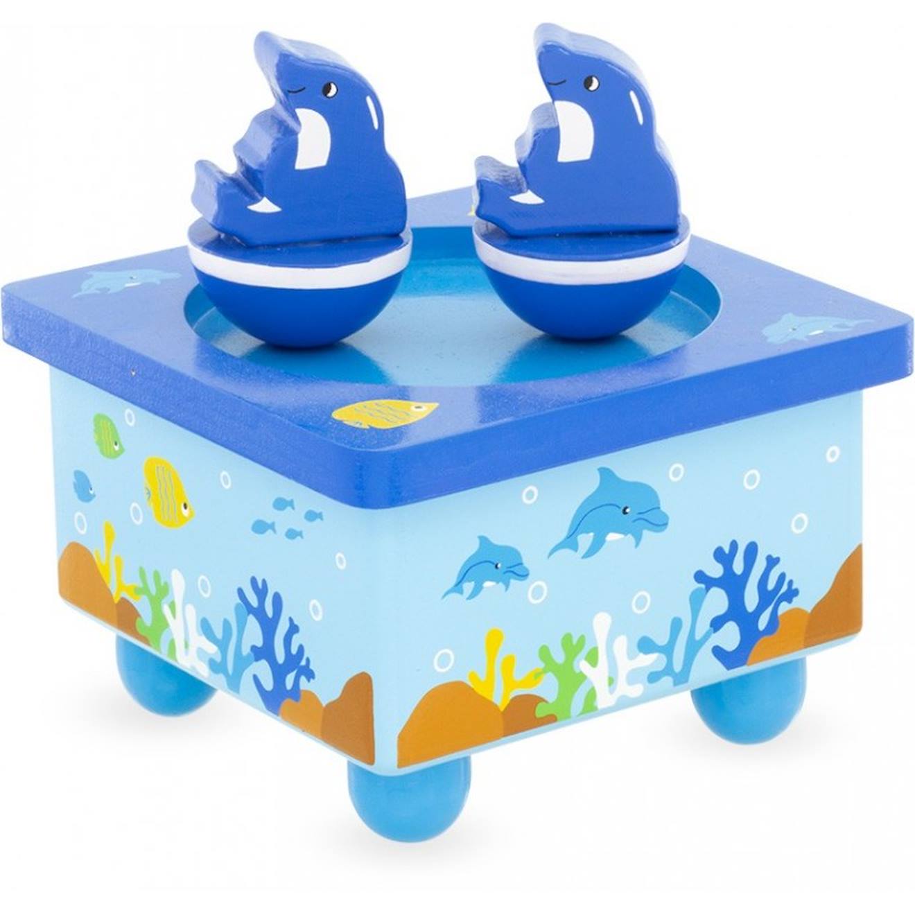 Boite À Musique Dauphin Bleu