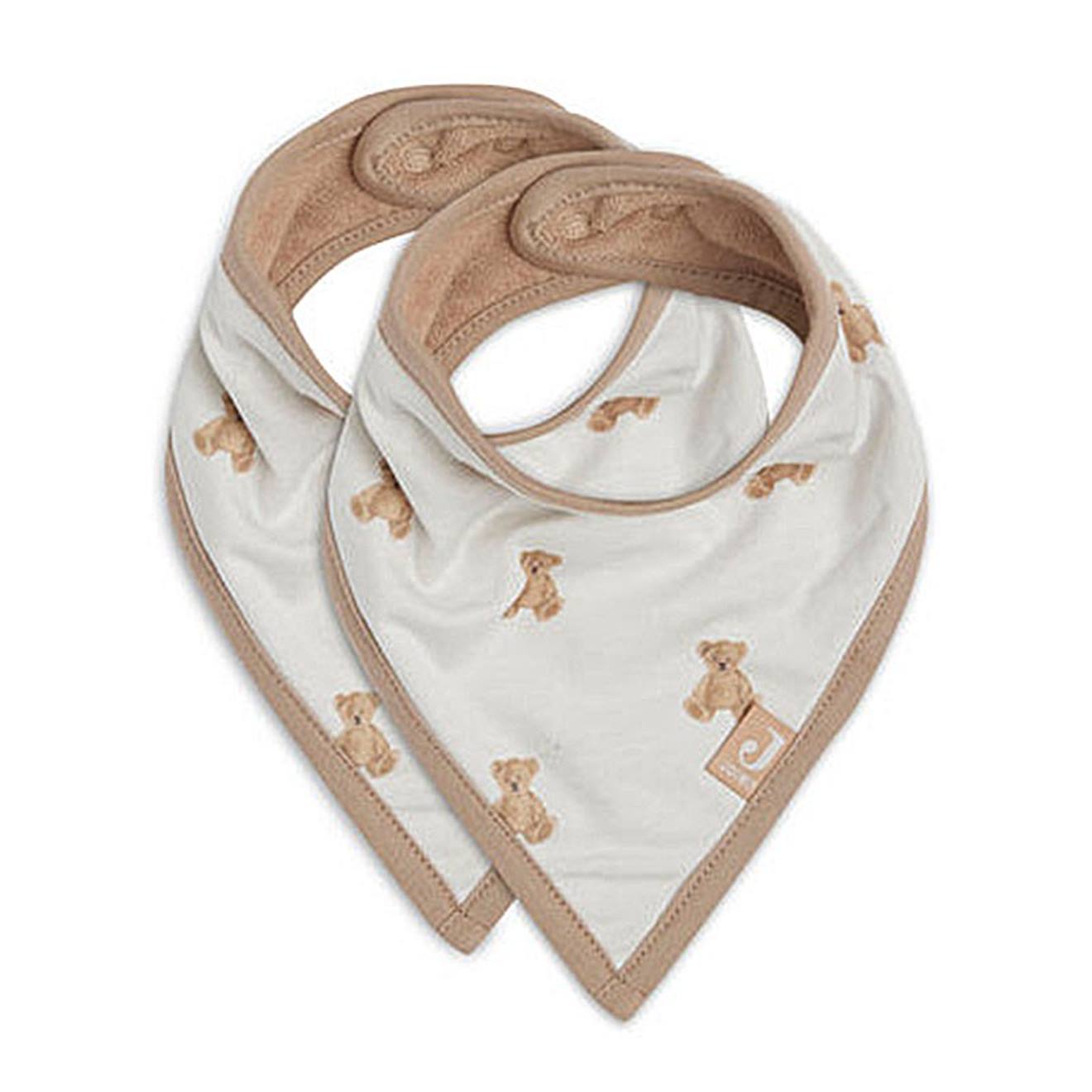 Lots De 2 Bavoirs Bandana En Coton Multicolore