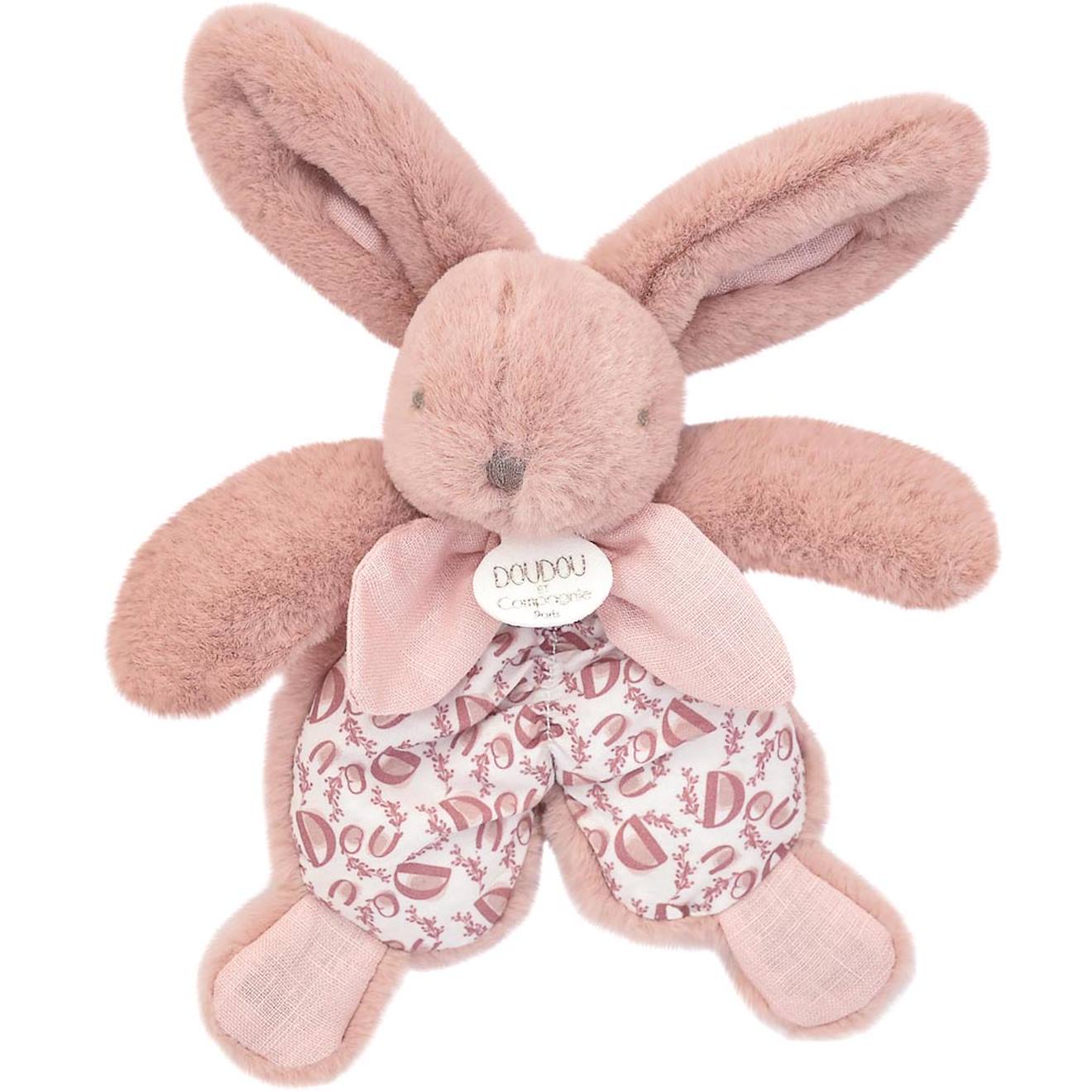 Doudou Lapin Rose 18 Cm Rose